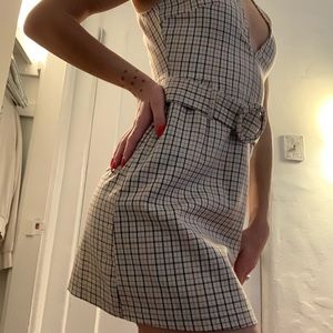 Deep V Schoolgirl Dress